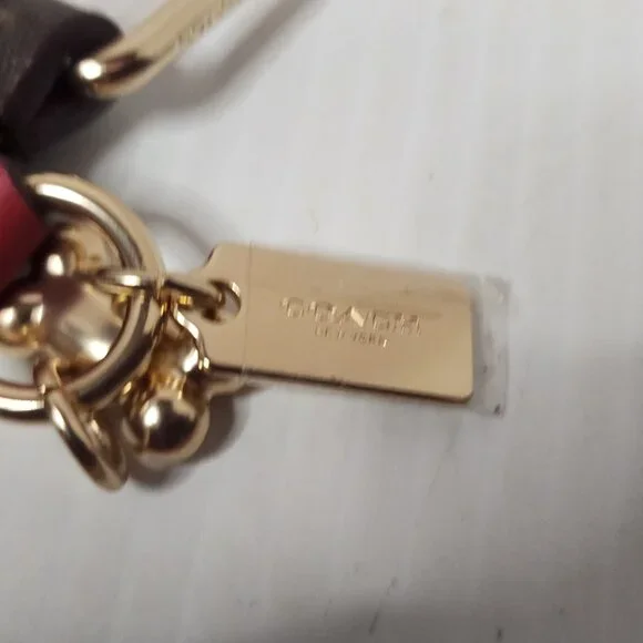 COACH Dog Pet Collar Large New Boxed KHAKI SADDLE CH154 20” - Picture 9 of 10